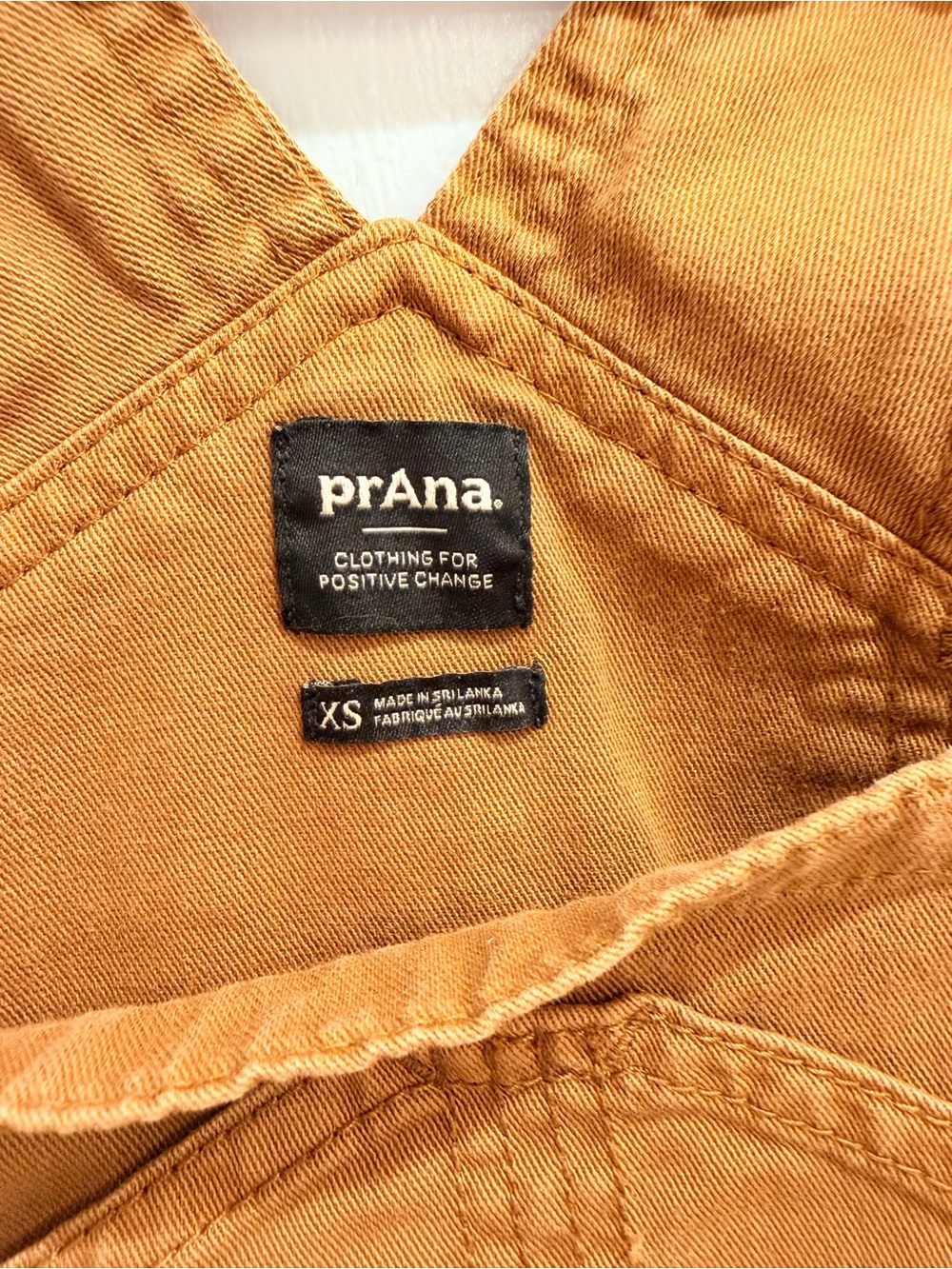 prAna Sancho Shortalls Shorts Overalls Women’s XS Antique Bronze Copper Brown - Picture 4 of 13